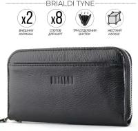 Мужской клатч BRIALDI Tyne (Тайн) relief black