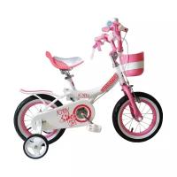 Детский велосипед Royal Baby RB12G-4 Princess Jenny Girl Steel 12 белый/розовый (требует финальной сборки)