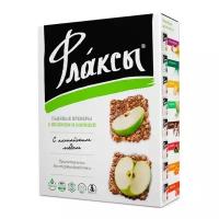 Флаксы льняные хрустящие крекеры с яблоком и корицей 120 гр (Компас здоровья)