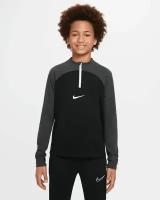толстовка для девочек, для мальчиков Nike, Цвет: темно-серый/черный, Размер: 12Y-13Y