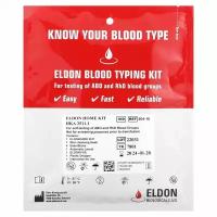 D&#x27; adamo, Eldon, Набор для определения типа крови, 1 набор для самостоятельного тестирования