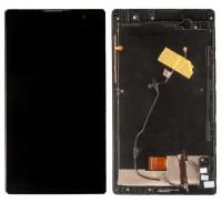 Дисплей (экран) в сборе с тачскрином для Asus ZenPad C 7.0 Z170CG с рамкой черный (Premium SC LCD) / 1024x600