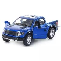 Внедорожник Kinsmart 2013 Ford F-150 SVT Raptor SuperCrew (KT5365W) 1:46, синий