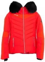 Горнолыжные куртки Phenix Diamond Down Jacket + мех лиса (BK1) (Red 38)