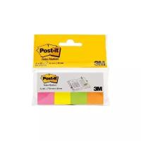 Клейкие закладки бум. 4 цв.по 50л. неон 20х38мм Post-it '670/4N