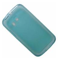 Чехол Huawei U8655 силиконовый матовый <голубой>