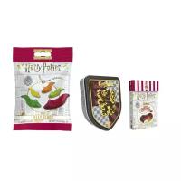 Конфеты Jelly Belly Гарри Поттера Bertie Bott's 35 гр. + Мармелад Jelly Slugs 59 гр. + Конфеты Эмблема факультета Гриффиндор 28 гр. (3 шт.)