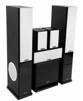 Комплект акустики MT-Power Elegance-2 black set 5.1 (white grills)