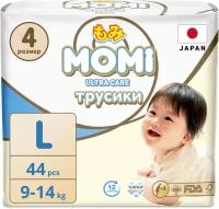 Подгузники-трусики Momi Ultra Care, L (9-14 кг), 44 шт Momi 7073090