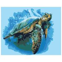 Картина по номерам "Морская черепаха", 40x50 см