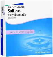 Контактная линза: SofLens Daily Disposable (1уп=90шт) R:=8.6 D:=-04,00