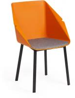 Комплект стульев TetChair DORO (mod. 8088) пластик металл ткань оранжевый (2 шт. в 1 упаковке)