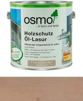 Osmo Защитное масло-лазурь для древесины с эффектом серебра HolzSchutz Öl-Lasur Effekt (0,125 л 1140 Агат серебро )