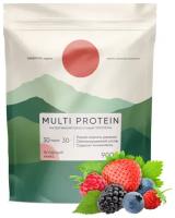 Мульти протеин Elementica Organic Ягодный микс Multi Protein, Элементика, Ягодный, 900гр