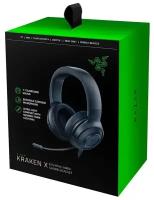 Игровые наушники проводные Razer Kraken X, чёрные