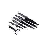 Набор Satoshi Kitchenware Carbon 803-075, 5 ножей и овощечистка