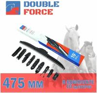 Щетка стеклоочистителя гибридная Double Force 475 мм (19") артикул DFHY19