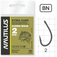 Крючок Nautilus Sting Carp Classic Boilie S-1147, цвет BN, № 2, 10 шт. 9808825