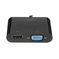 Сплиттер Ugreen CM101 HDMI - VGA+HDMI+3.5mm 40744