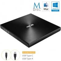 Внешний оптический привод Asus ZenDrive U9M USB 2.0, USB type C, Black (SDRW-08U9M-U/BLK/G/AS)