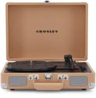 Виниловый проигрыватель CROSLEY CRUISER PLUS [CR8005F-LT4] Light Tan c двухсторонним Bluetooth