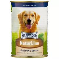 Happy Dog Natur Line консервы для взрослых собак с чувствительным пищеварением с ягненком и рисом - 970 гр х 12 шт