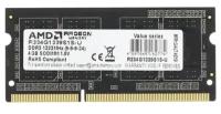 Оперативная память AMD 4 ГБ DDR3 1333 МГц SODIMM CL9 R334G1339S1S-U