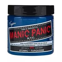 Manic Panic Голубая краска для волос Classic Atomic Turquoise/ Маник паник краска для волос профессиональная