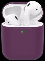 Силиконовый чехол Deppa Ultra Slim для Apple AirPods Бургунди арт.47041