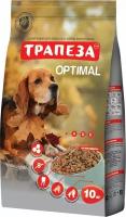 Корм сухой Трапеза "Оптималь" для взрослых собак, 10 кг