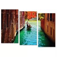 Модульная картина на холсте "Венеция" 90x65 см