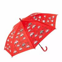 Зонт-трость мультиколор, красный