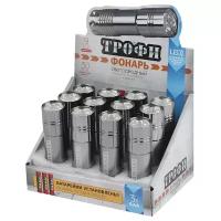 Трофи Б0004986 TM9-box12 Фонарь 9xLED, алюм, 3хААА в комплекте, промо-бокс 48 240 5280