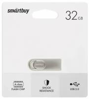 Флешка SmartBuy M3 Metal USB 3.0 32 ГБ, серебристый