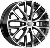 Диск литой R15 6J 4x100/54.1 ET46 КИК КС782 Алмаз черный 74355 КИК 74355