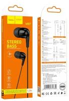 Наушники HOCO M97 Enjoy universal earphones with microphone 1.2м, Jack 3.5mm, black