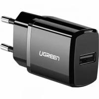 Сетевое зарядное устройство UGREEN ED011 (50459) USB-A Wall Charger One Port чёрное