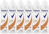 Дезодорант-антиперспирант спрей Rexona Активный контроль женский 150 мл, 6 упаковок