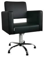 Парикмахерское кресло «Кубик II», черный - пятилучье