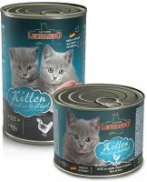 Консервы Leonardo Quality Selection Kitten Rich In Poultry с птицей для котят - 10 банок по 200 г