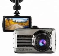 Видеорегистратор FullHD Dash Cam 170 градусов с двумя камерами (G сенсор, датчик движения)