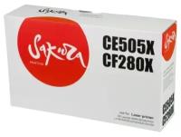 Картридж Sakura Printing SAKURA CE505X/CF280X для HP Laserjet 400M/401DN P2055, черный, 6500стр