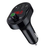 FM трансмиттер bluetooth модулятор car1 USB QC3.0 18W черный