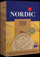 Nordic Хлопья ржаные, 500 г