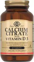 Solgar Calcium Citrate with Vitamin D3 таб., 60 шт