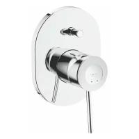 Смеситель для ванны Grohe BauClassic 29047000+32963000 серебристый