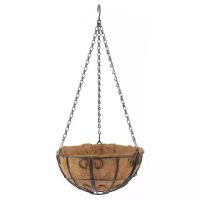 PALISAD Подвесное кашпо с декором, 25 см, с кокосовой корзиной Palisad, ( 69005 )