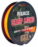 Леска для рыбалки KAIDA FIERCE Carp Mono 0,25мм 300м (ORANGE)