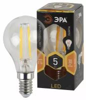ЭРА Лампа светодиодная E14 5Вт ЭРА F-LED Р45-5w-827-E14
