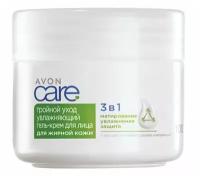 AVON CARE Крем-гель для лица тройной уход, для жирной кожи, 100 мл